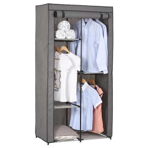 Stoffkleiderschrank ADAM, bis zu 3 Kleiderstangen