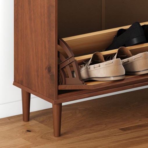 Schuhkipper MIKKA 2 Klappen 1 Schublade – Kastanienfarben online kaufen | IDIMEX